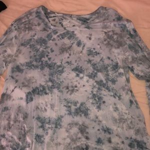 long sleeve tie dye shirt